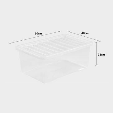 Clear WHAM 45L Crystal Storage Box