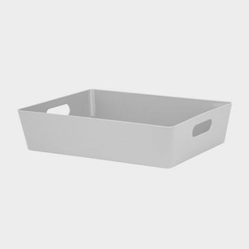 Grey WHAM Studio Plastic Storage Basket 5.01