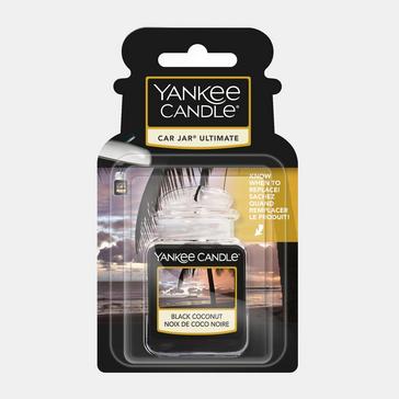 Black Yankee candle Car Jar® Ultimate Black Coconut
