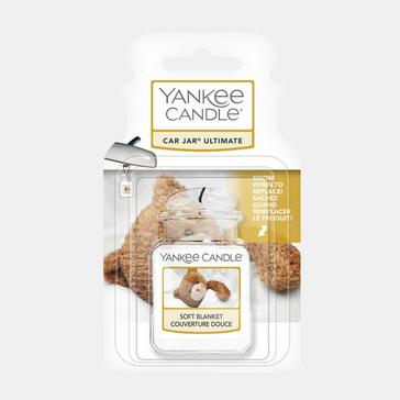 White Yankee candle Car Jar® Ultimate Soft Blanket