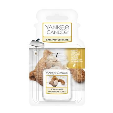 White Yankee candle Car Jar® Ultimate Soft Blanket