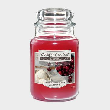 Red Yankee candle Cherry Vanilla Large Jar 