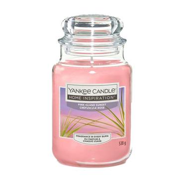 Pink Yankee candle Pink Island Sunset Large Jar