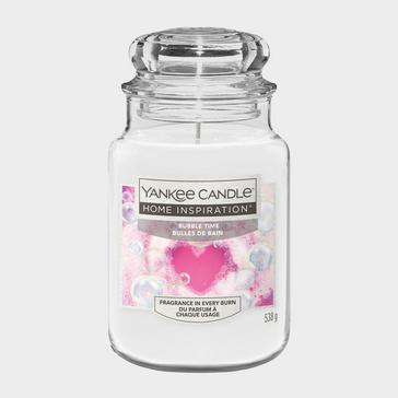 White Yankee candle Bubble Time