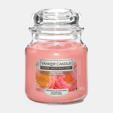 Pink Yankee candle Coral Peony Medium Jar