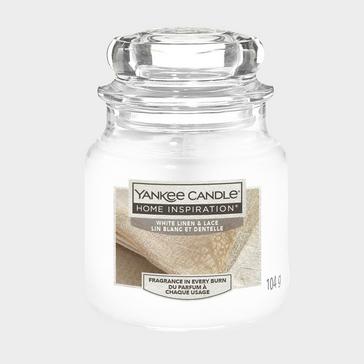 White Yankee candle White Linen Small Jar