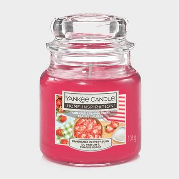 Pink Yankee candle Sugared Strawberries Small Jar