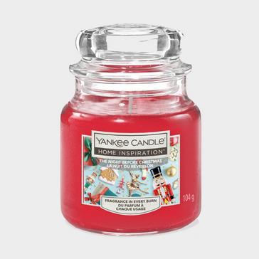 Red Yankee candle Night Before Christmas Small Jar