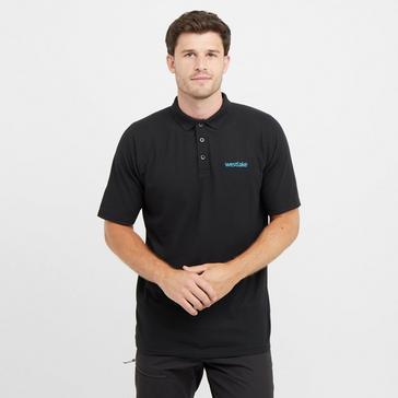 Black Westlake Men's Cotton Polo Match Shirt