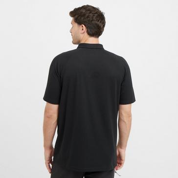 Black Westlake Men's Cotton Polo Match Shirt