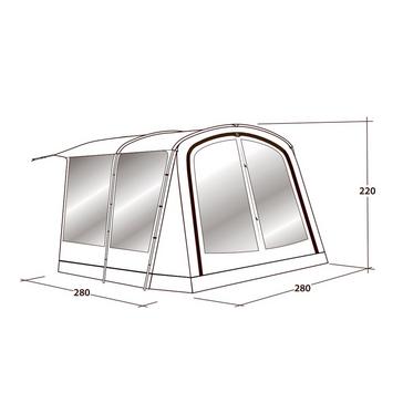Grey Outwell Universal Awning size 1