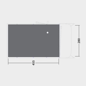 Black Outwell Avondale 4PA Footprint Groundsheet