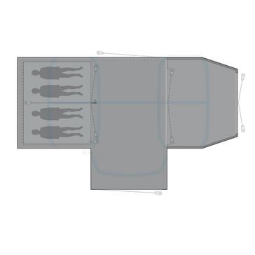  Outwell Airville 4SA Footprint Groundsheet - 490 x 310cm