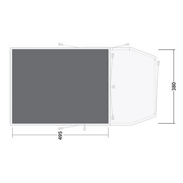 Outwell Yosemite Lake 6TC Footprint Groundsheet 380cm x 495cm