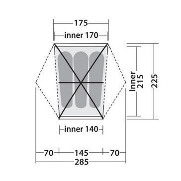 Green Robens Seeker 3 Tent