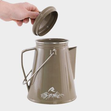 Khaki Robens Tongass Enamel Kettle