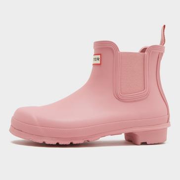 Pink Hunter Women’s Original Chelsea Wellington Boots