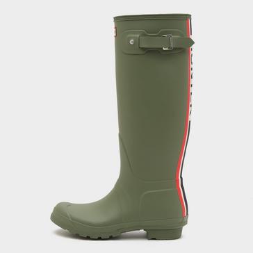 Green Hunter Women’s Refined Tall Tri Colour Wellington Boots