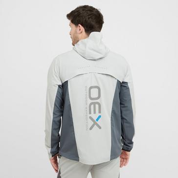 Grey OEX BLUE Men’s Aspect Track Top 
