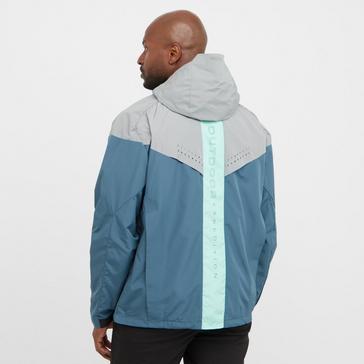 Grey OEX BLUE Men’s Repel Windrunner Jacket 