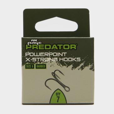 Black Fox rage Predator X-Strong Barbed Treble Hooks 6 x 6