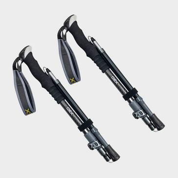 Black OEX Ultralite Carbon Z Walking Poles 