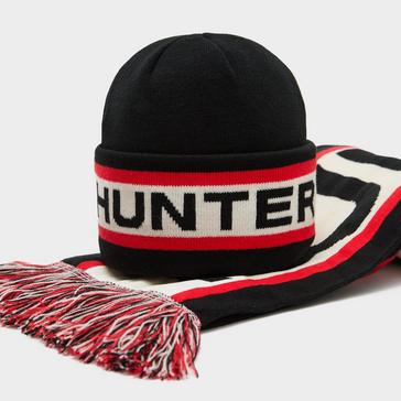 Black Hunter Unisex Dunbar Scarf and Beanie Boxset
