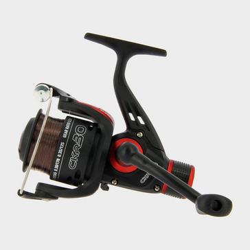 Black NGT CKR30 Coarse Fishing Reel Loaded With 8lb Line