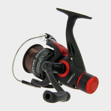 Black NGT CKR30 Coarse Fishing Reel Loaded With 8lb Line