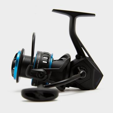Black Okuma Invicta Feeder Reel 4000