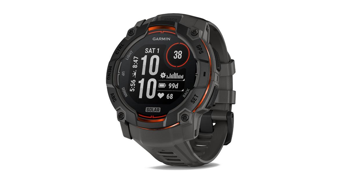 Garmin Instinct® 3 Solar 50mm Multi-Sport Smartwatch