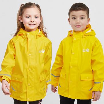 Yellow Spotty otter Kids’ Forest Ranger PU Waterproof Jacket