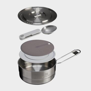 Silver Stanley Cookout Wildfare Go Two Bowl Cookset 1L