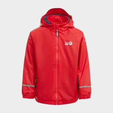 Red Spotty otter Kids’ Forest Leader Insulated PU Jacket