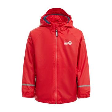 Red Spotty otter Kids’ Forest Leader Insulated PU Jacket