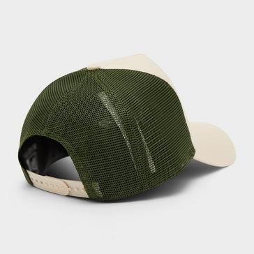 Beige New Era 9FORTY Patch A-Frame Trucker Cap 