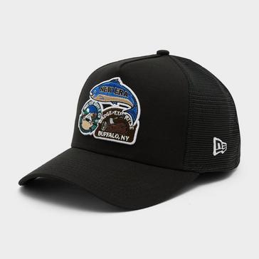 Black New Era 9FORTY Outdoor Patch A-Frame Trucker Cap 