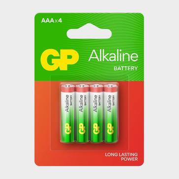 Green GP Batteries Alkaline Batteries AAA 4 Pack