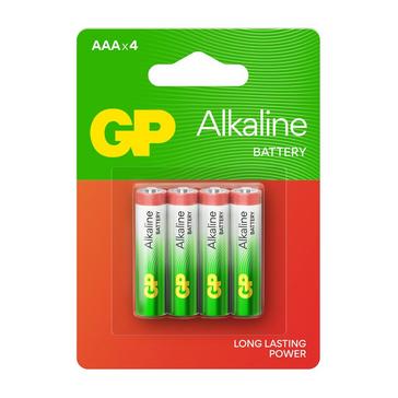 Green GP Batteries Alkaline Batteries AAA 4 Pack
