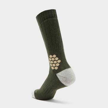 Green Sealskinz Men’s Scarning Wool and Cashmere Mid-Length Socks