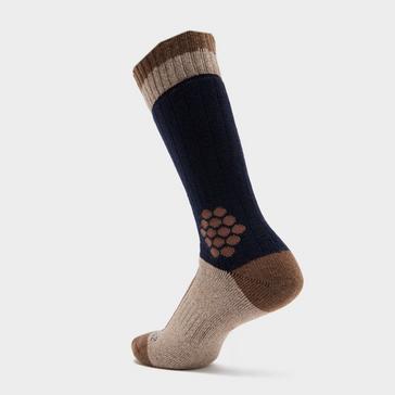 Blue Sealskinz Men’s Gresham Wool and Cashmere Mid-Length Socks