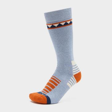 Blue Sealskinz Men's Kimberley Bamboo Mid-Length Hiking Socks