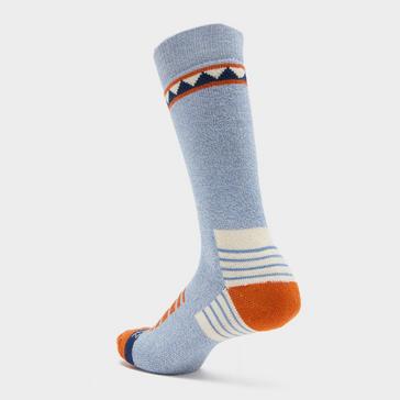Blue Sealskinz Men's Kimberley Bamboo Mid-Length Hiking Socks