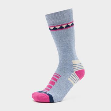 Blue Sealskinz Men's Kimberley Bamboo Mid-Length Hiking Socks