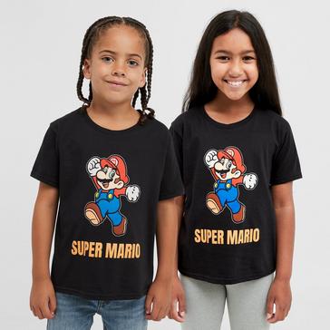 Black Super Mario Kids’ Mario T-Shirt