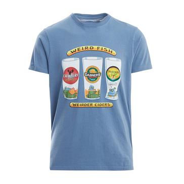 Blue Weird Fish Men’s Weird Slogan T-Shirt