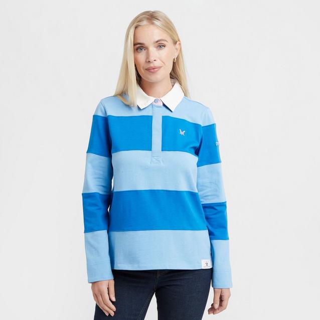 Crew clothing Long Sleeve Stripe Rugby Shirt Millets