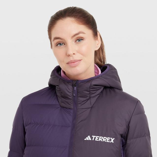 adidas Terrex Women's Multi Light Down CLIMAWARM Hooded Jacket