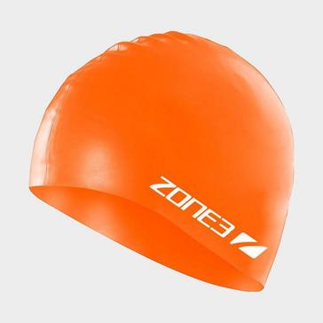 Orange Zone 3 Unisex Silicone Swim Cap 48g