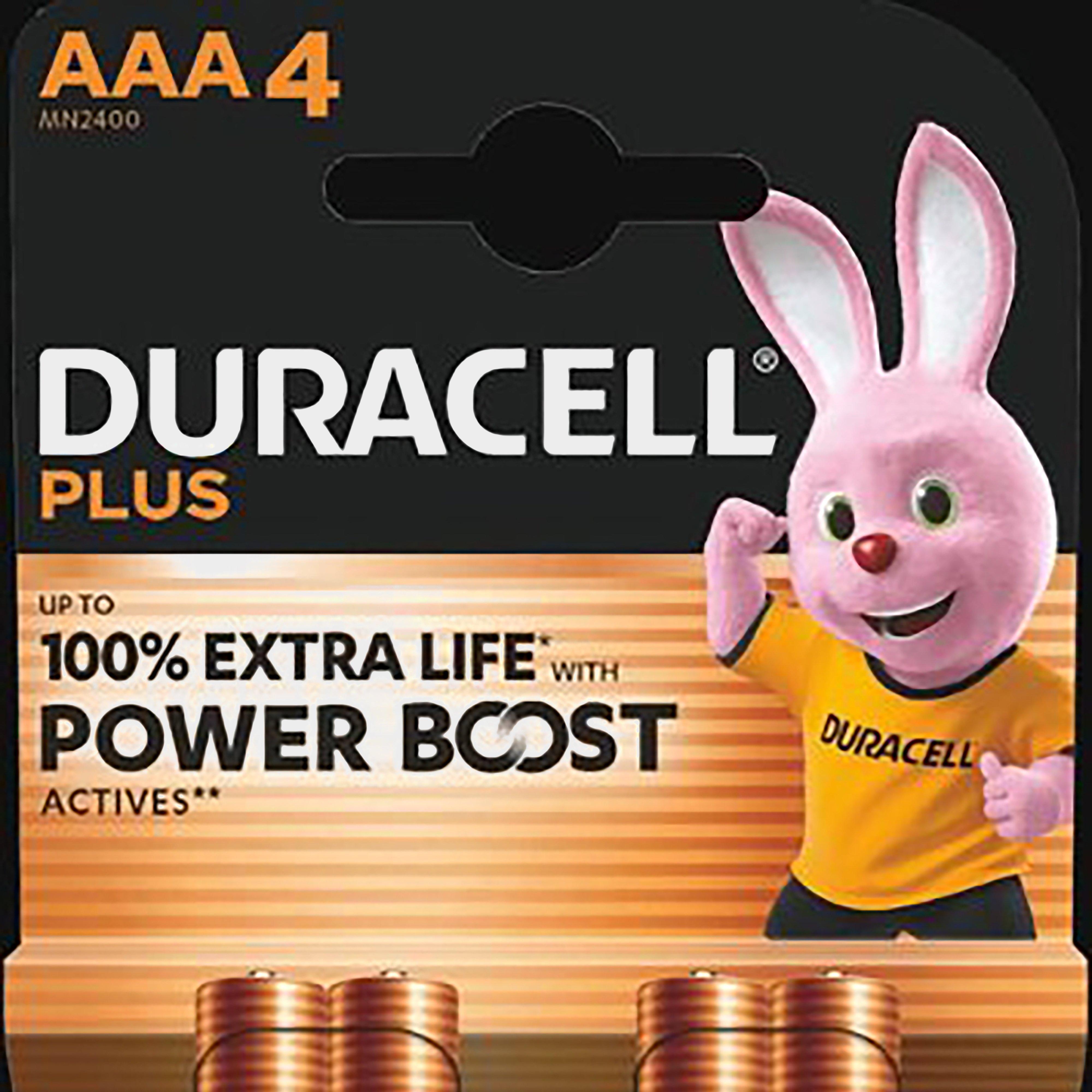 Lot De 8 Piles Duracell AA + AAA Plus Power Boost | 150% Et 100% Plus Longues Durée De Vie - Technologie Alcaline Avancée, Sans Plastique - 3